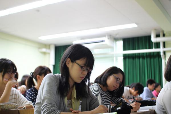 人間行動学科の授業風景より