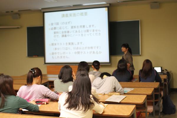 人間行動学科の授業風景より
