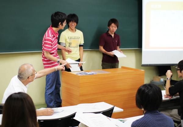 生活環境論コースの授業風景より