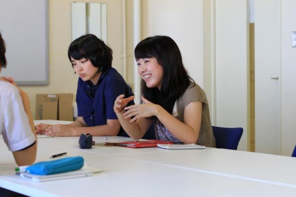 社会環境論コースのゼミ風景