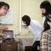 健康発達論コースのひとこま（脳波計実習）